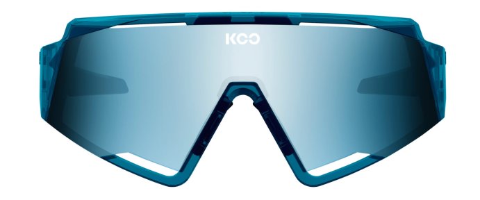 Очки солнцезащитные KOO SPECTRO LUCE (прозрачные голубые / зеркальные бирюзовые)