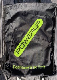 Рюкзак-мешок POWERUP чёрный