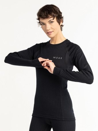 Термофутболка Moax Active Pro LS жен. MX114070/10000 черный