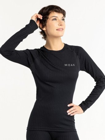 Термофутболка Moax Active Pro LS жен. MX114070/10000 черный