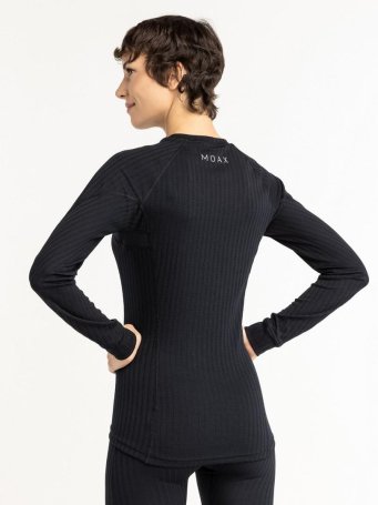 Термофутболка Moax Active Pro LS жен. MX114070/10000 черный