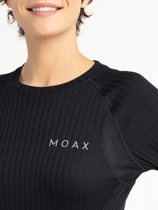 Термофутболка Moax Active Pro LS жен. MX114070/10000 черный