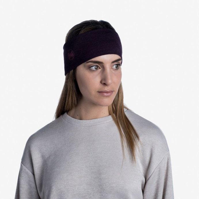 Повязка Buff MW Wool Headband Solid Deep Purple 118173.603.10.00 в Твери