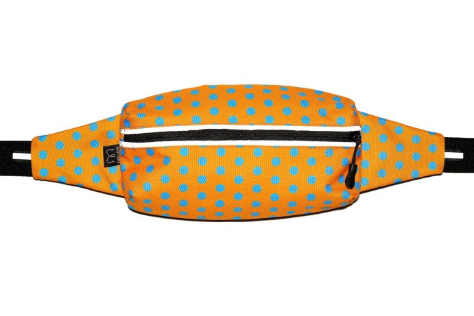 Сумка Enklepp Marathon Waist Bag (orange/blue polka dot) в Твери
