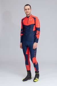 Гоночный костюм ONE WAY flame/saphirblau OGR9006-250