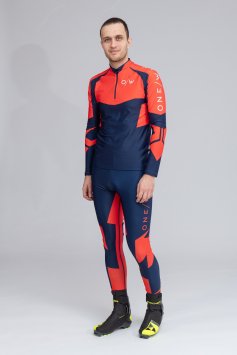 Гоночный костюм ONE WAY flame/saphirblau OGR9006-250