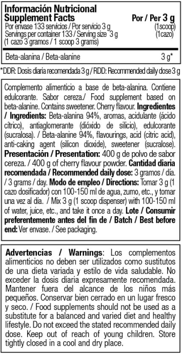 Бета Аланин One Raw Beta Alanine Zoomad Labs 300гр. (Нейтральный)