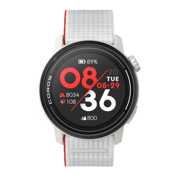 Пульсометр Coros Pace 3 Silicone Белый нейлоновый ремешок