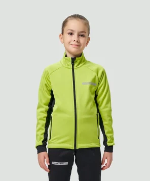 Тренировочная куртка Nordski Jr. Core Lime/Black NSJ667180