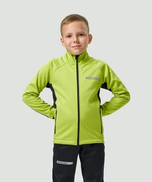 Тренировочная куртка Nordski Jr. Core Lime/Black NSJ667180
