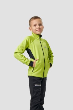 Тренировочная куртка Nordski Jr. Core Lime/Black NSJ667180