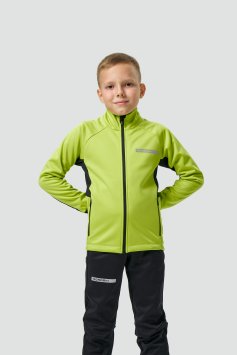 Тренировочная куртка Nordski Jr. Core Lime/Black NSJ667180