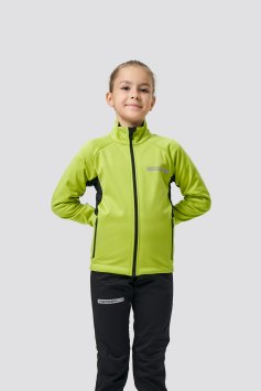 Тренировочная куртка Nordski Jr. Core Lime/Black NSJ667180