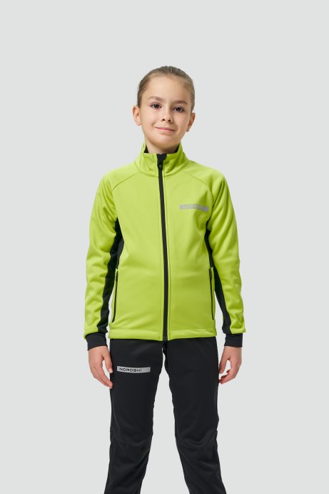 Тренировочная куртка Nordski Jr. Core Lime/Black NSJ667180