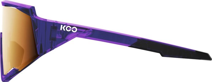 Очки солнцезащитные KOO SPECTRO LUCE (прозрачные фиолетовые / зеркальные золотистые