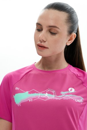 Футболка Bivium Тайм 2.0 жен. фуксия