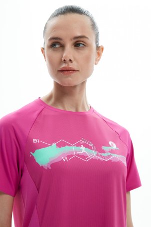 Футболка Bivium Тайм 2.0 жен. фуксия