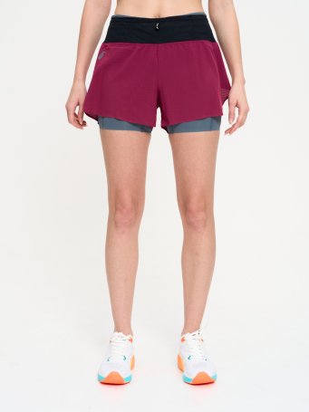 Шорты Bivium "Трейл" жен. бордов.