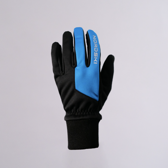 Перчатки Nordski Jr.Active Black/Blue WS NSJ148170 в Твери