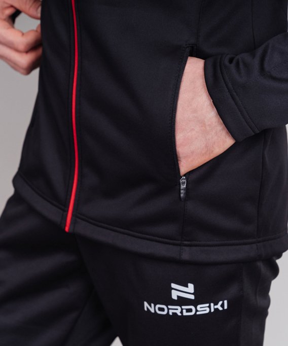 Куртка Nordski Base Black/Red NSM810910