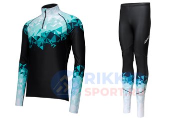 Гоночный костюм KV+ TORNADO 2 pieces suit black\turquoise 24V118.21