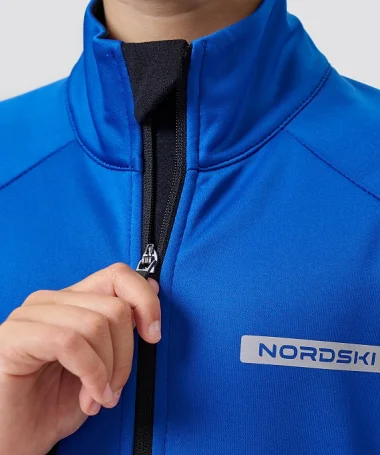 Тренировочная куртка Nordski Jr. Core True Blue/Black NSJ667898