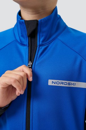 Тренировочная куртка Nordski Jr. Core True Blue/Black NSJ667898