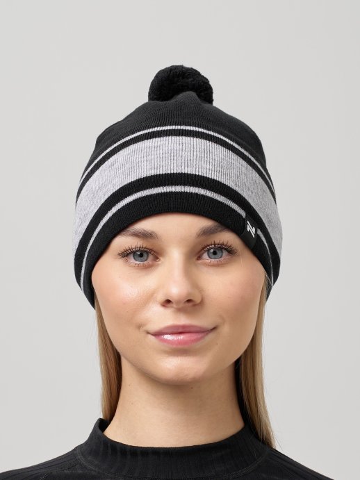 Шапка Nordski Tone Stripe Black NSV767100