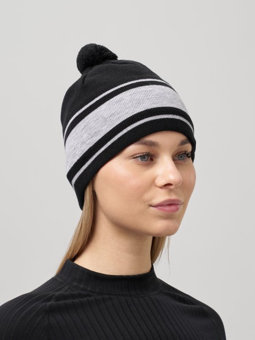 Шапка Nordski Tone Stripe Black NSV767100