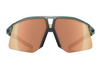 Очки солнцезащитные KOO HYPE (зелёные прозрачные матовые / зеркальные медные)