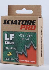 Парафин SCIATORE Pro LF COLD (зеленый) -12/-20 45 гр