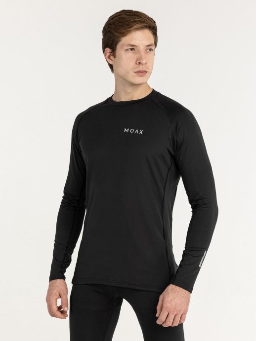 Термофутболка Moax Comfort Warm LS муж. MX114081/10000 черный