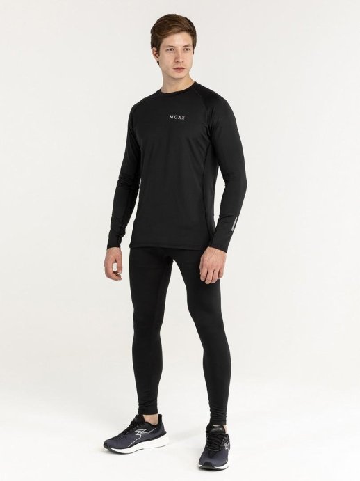 Термофутболка Moax Comfort Warm LS муж. MX114081/10000 черный