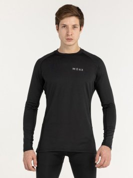 Термофутболка Moax Comfort Warm LS муж. MX114081/10000 черный
