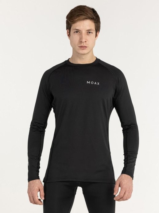 Термофутболка Moax Comfort Warm LS муж. MX114081/10000 черный