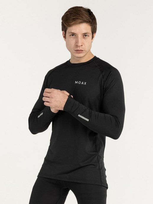 Термофутболка Moax Comfort Warm LS муж. MX114081/10000 черный