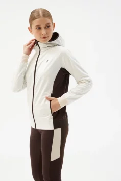 Костюм разминочный Bivium &quot;СноуРан&quot; жен. молочный_кофейный