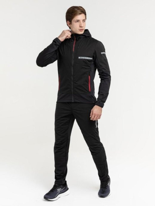 Костюм разминочный MOAX Dickson Wind муж. MX314221/10000_MX364221/10000 черный