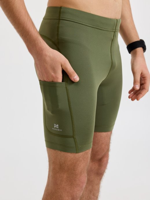 Шорты обтягивающие Nordski Run 2.0 Olive NSM392425