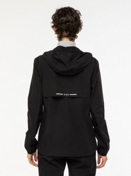 Ветровка с капюшоном Moax Core жен. MX314610/10000 черный