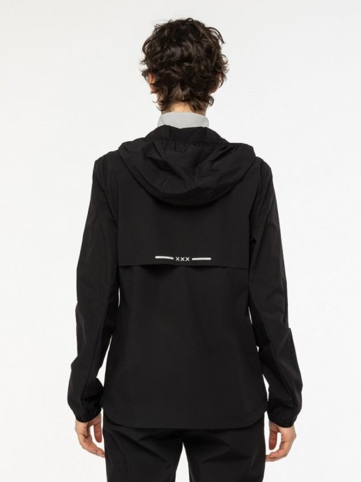 Ветровка с капюшоном Moax Core жен. MX314610/10000 черный в Твери