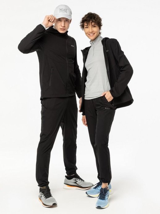 Ветровка с капюшоном Moax Core жен. MX314610/10000 черный в Твери
