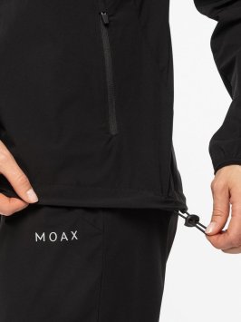 Ветровка с капюшоном Moax Core жен. MX314610/10000 черный