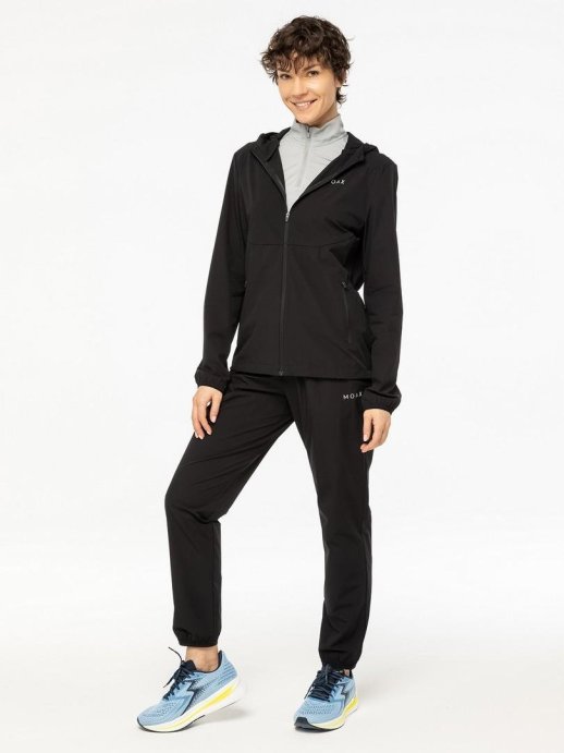 Ветровка с капюшоном Moax Core жен. MX314610/10000 черный в Твери