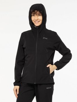 Ветровка с капюшоном Moax Core жен. MX314610/10000 черный