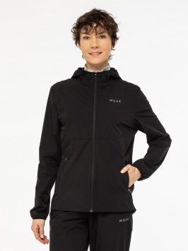 Ветровка с капюшоном Moax Core жен. MX314610/10000 черный