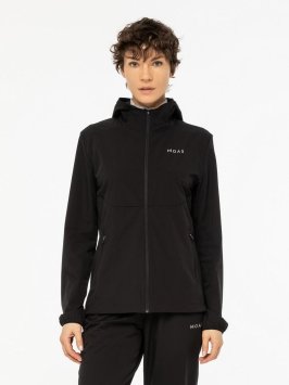 Ветровка с капюшоном Moax Core жен. MX314610/10000 черный