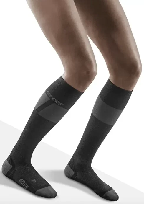 Компрессионные гольфы CEP для лыжных гонок, женские, C230W-5 чёрный