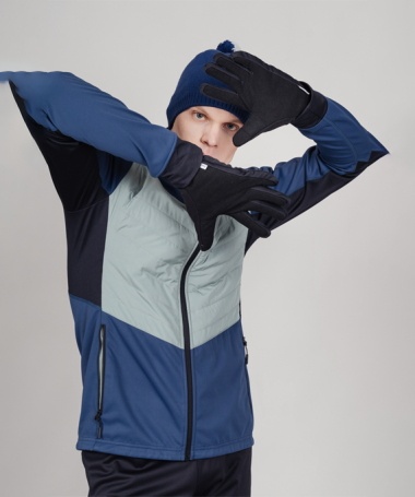Куртка Nordski Hybrid Pro Blue/Ice Mint NSM303995