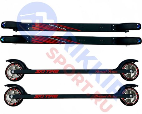 Лыжероллеры SKI TIME SK100 NEW Black/Red 620 (2,75)